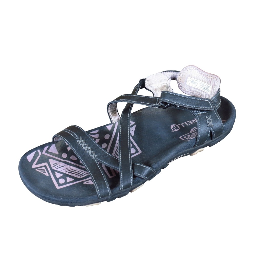 Merrell Keepsake Womens Strappy Hiking Sandals Size 7 Outdoor Black Lilac